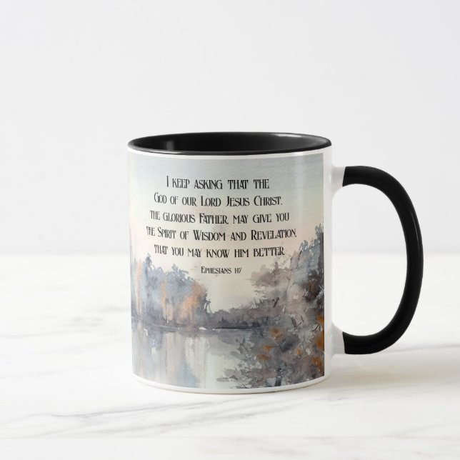 Ephesians 1:17 Spirit of Wisdom and Revelation Mug (Right)