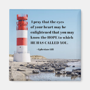 Ephesians 1:18 I Pray you may know the HOPE  Magnet