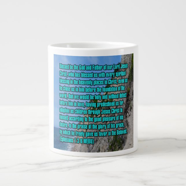 Ephesians 1:3-6 WEBU Mug (Front)
