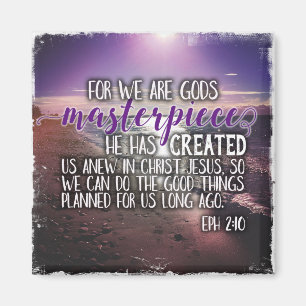 Ephesians 2:10 Instgram Photo Magnet