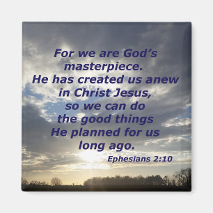 Ephesians 2:10 magnet