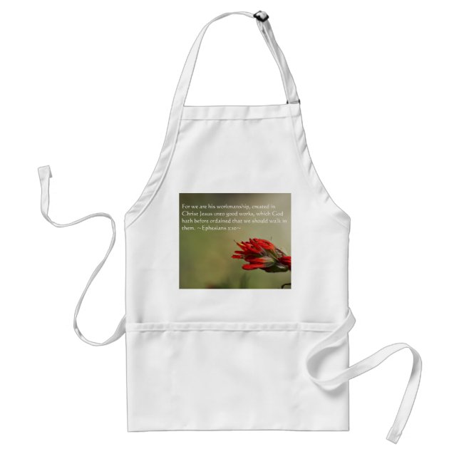 Ephesians 2:10 standard apron (Front)