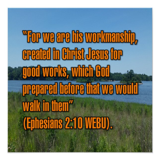 Ephesians 2:10 WEBU Poster (Front)