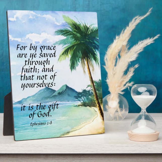 Ephesians 2:8   plaque (Side)