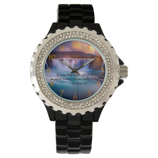 Ephesians 4:2 Christian Faith prayer  Watch (Front)
