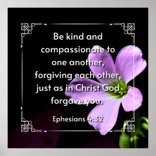 Ephesians 4:32 poster