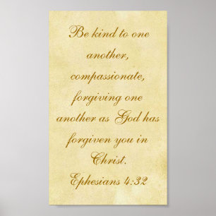 Ephesians 4:32 poster