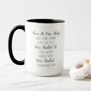 Ephesians 4:4 Hope Bible Verse Mug