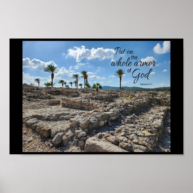 Ephesians 6:11 Poster Print (Front)