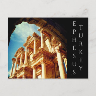 ephesus arch turkey postcard