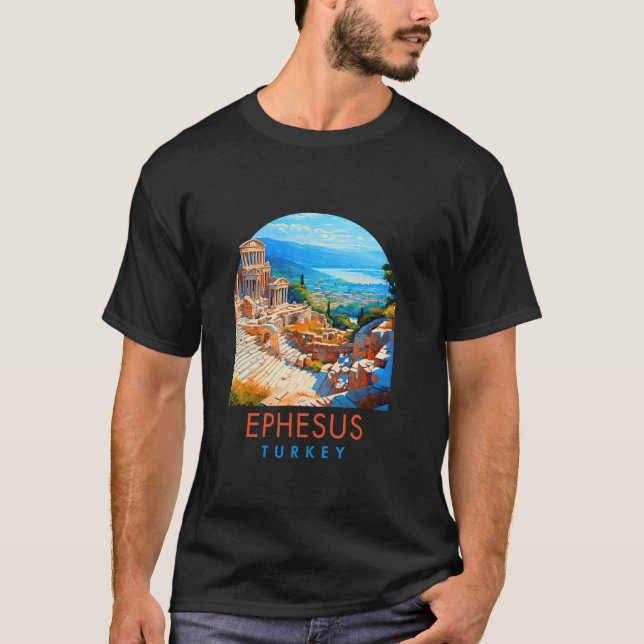 Ephesus Travel Travelling Trip Summer Vacation Eph T-Shirt (Front)