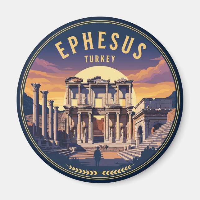 Ephesus Turkey Travel Magnet (Front)