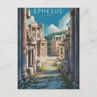 Ephesus, Turkey. Vintage Travel