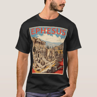 Ephesus Turkey Vintage Travel Poster T-Shirt