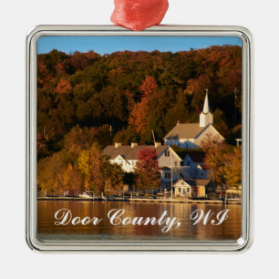 Ephraim, Wisconsin at Sunset Metal Ornament