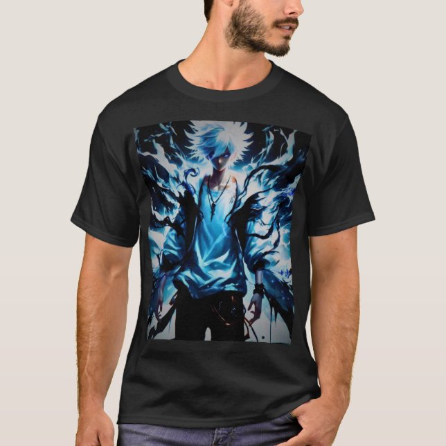 "Epic Anime Art: Signature Print Tee" T-Shirt (Front)