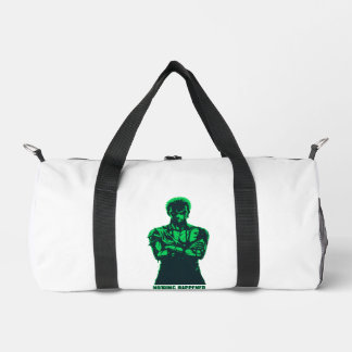 Epic Anime Swordsman "Nothing Happened" Gym Duffle Bag