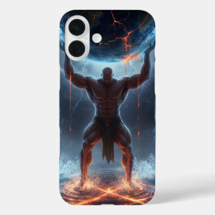 Epic Atlas Holding Planet iPhone 16 Plus Case