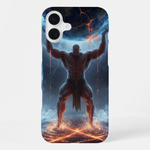Epic Atlas Holding Planet iPhone 16 Plus Case