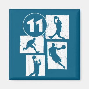 Epic Basketball Old 11th 11 Years Player Basketbal Magnet