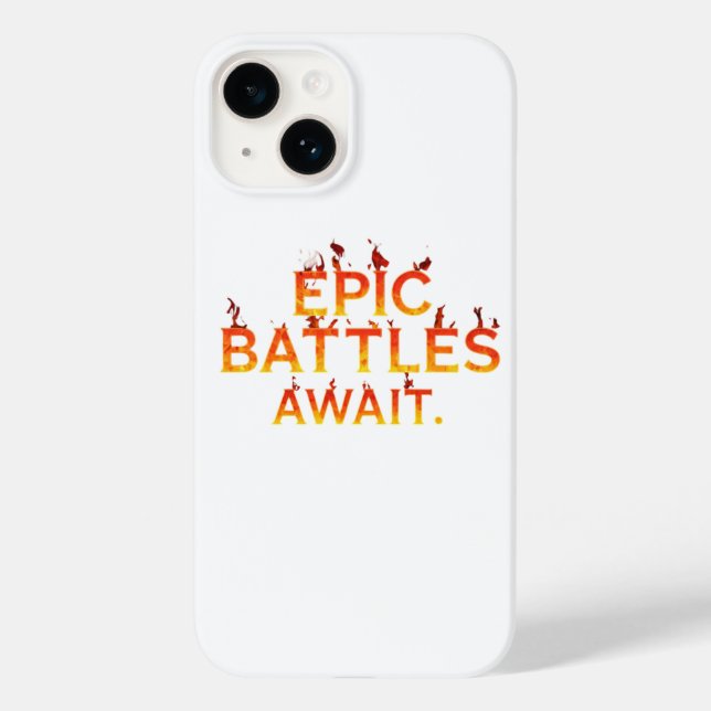 Epic Battles Await  Case-Mate iPhone Case (Back)