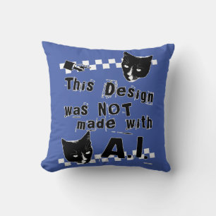 Epic Cool Anti Artificial Intelligence Design Cushion