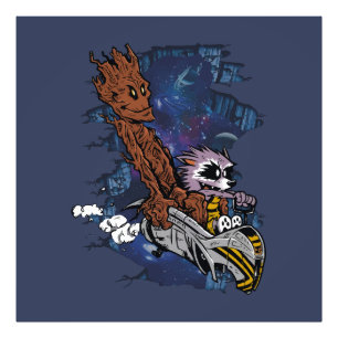 Epic Cosmic Adventure – Galactic Warrior and Rebel Photo Print