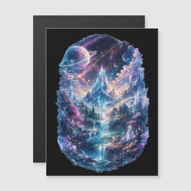 Epic Cosmic Fantasy World Art (Front/Back)
