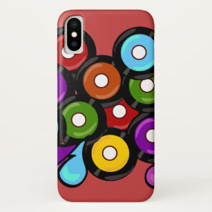 Epic Cute Colourful Multiple Record Art Design Case-Mate iPhone Case