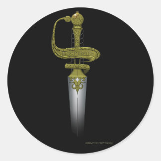 Epic Cutlass Classic Round Sticker