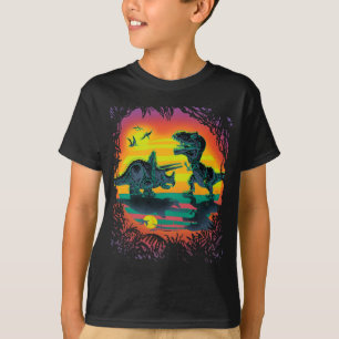 EPIC DINOSAUR BATTLE at Prehistoric Dawn T-Shirt