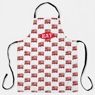Epic Double Decker London Red Bus Apron