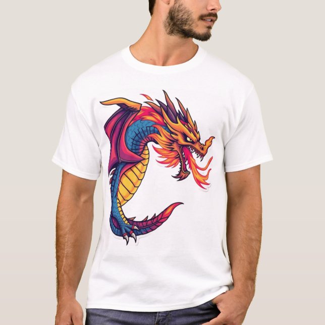 Epic Dragon Design – Available on T-Shirts! T-Shirt (Front)