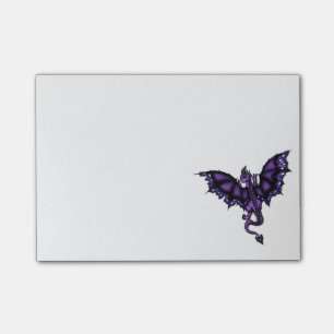 epic dragon purple post-it notes
