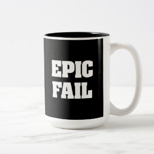 Epic Fail Two-Tone Coffee Mug