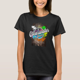 Epic Fl Surfer Florida Summer Vacation Surf Clearw T-Shirt