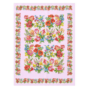 epic floral flower collection print tablecloth
