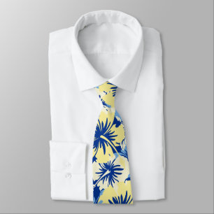 Epic Floral Hibiscus Hawaiian Two-sided Printed Tie