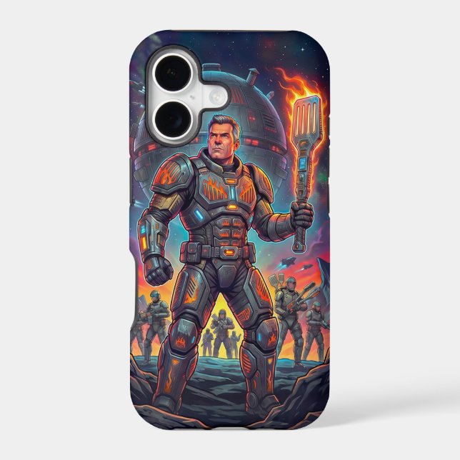 Epic Gamer Dad Space Opera Parody Armour (Back)