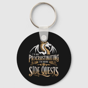 Epic Gamer Fantasy Adventure Apparel Doing Side Qu Key Ring