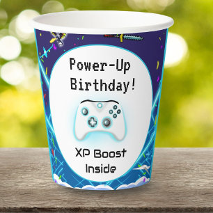Epic Gamer Happy Birthday Critical Hit! Paper Cups