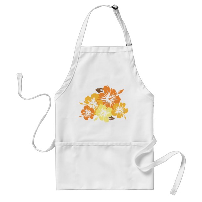 Epic Hibiscus Chef's Apron (Front)