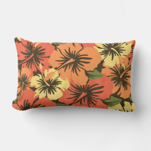 Epic Hibiscus Hawaiian Decorative Lumbar Pillows