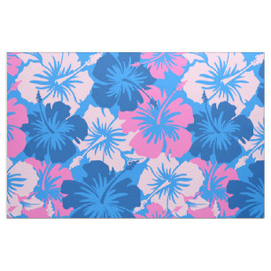 Epic Hibiscus Hawaiian Floral Aloha Shirt Print Fabric