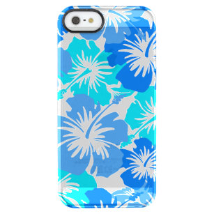 Epic Hibiscus Hawaiian Floral Aloha Shirt Print Clear iPhone SE/5/5s Case