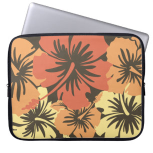 Epic Hibiscus Hawaiian Neoprene Wetsuit Laptop Sleeve