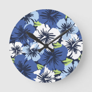 Epic Hibiscus Hawaiian Wall Clocks