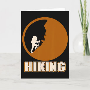 Epic Hiking Mountain Climbing Outdoor Adventure Tr Card