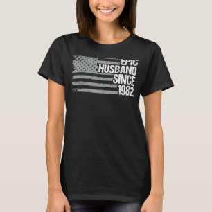 Epic Husband Since 1982 40th wedding anniversary 4 T-Shirt