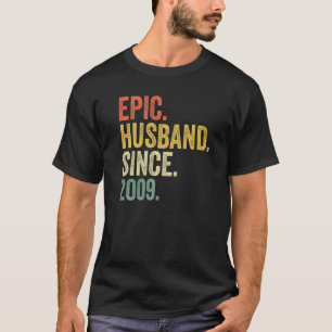 Epic Husband Since 2009 14 Years 14th Wedding Anni T-Shirt